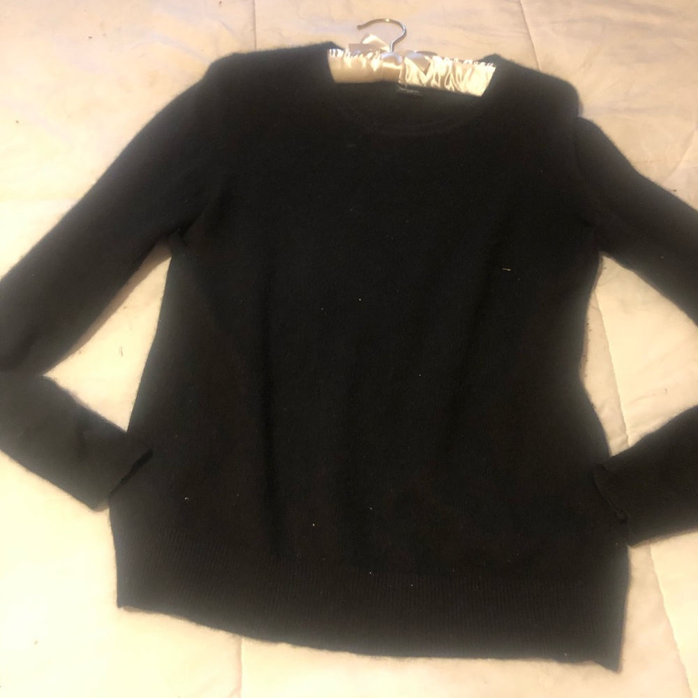 Black cashmere sweater